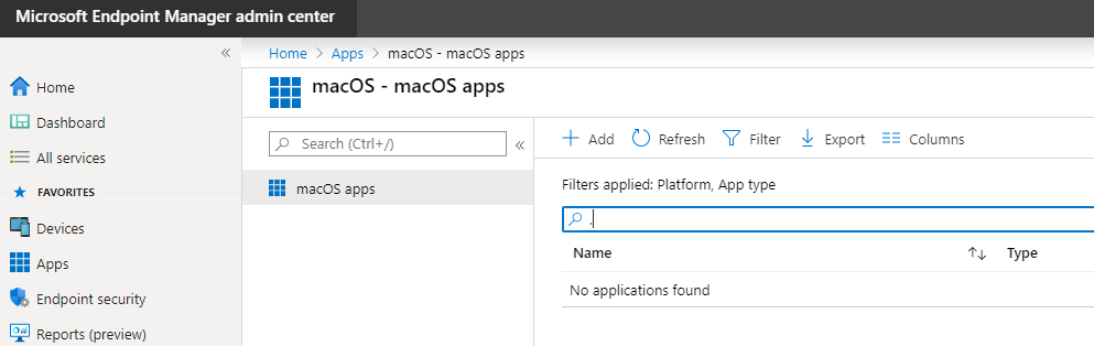 Adding Microsoft Edge app for macOS in Intune